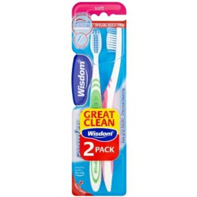 WISDOM REGULAR T/BRUSH SOFT (2) 1.19