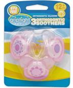 GRIPTIGHT 3 ORTHO SOOTHERS 12M+ 2.99