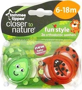 TT CTN FUN SOOTHER 6-18M 7.49