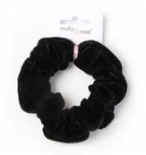 VELVET SCRUNCHIE BLACK 1.10