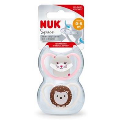 NUK SPACE SOOTHER GIRL S1 6.99