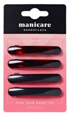 MANICARE 4 MINI HAIR BARETTES 3.15