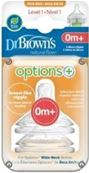 DR BROWN OPTIONS + (LEVEL1) TEATS (2) 4.99