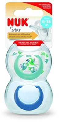 NUK STAR SOOTHER S2 BLUE 6.49