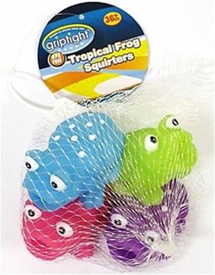 GRIPTIGHT 4 TROP FROG BATH SQUIRTERS 2.99