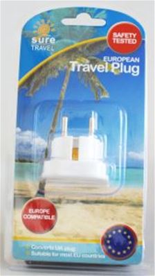 SURE EURO TRAVEL ADAPTOR 3.00