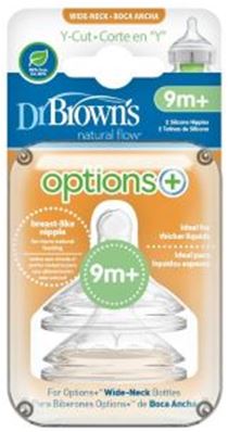 DR BROWN OPTIONS + Y CUT TEATS (2) 5.49