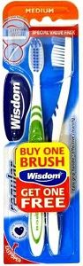 WISDOM REGULAR T/BRUSH MED (2) 1.19