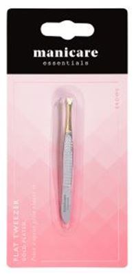 MANICARE FLAT TWEEZER G/P 4.00