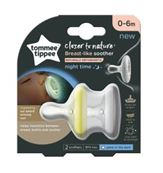 TT CTN 2X 0-6M BL NIGHT T SOOTHER 6.99