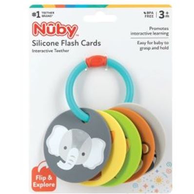 NUBY FLASH CARD TEETHER 8.99