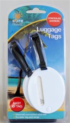 SURE LUGGAGE TAGS 1.50