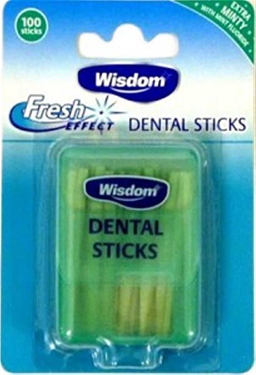 WISDOM DENTAL STICKS (100) 1.79