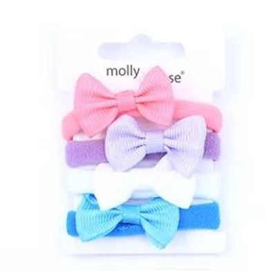 SOFT JERSEY ELASTICS WITH BOW MOTIF 1.10